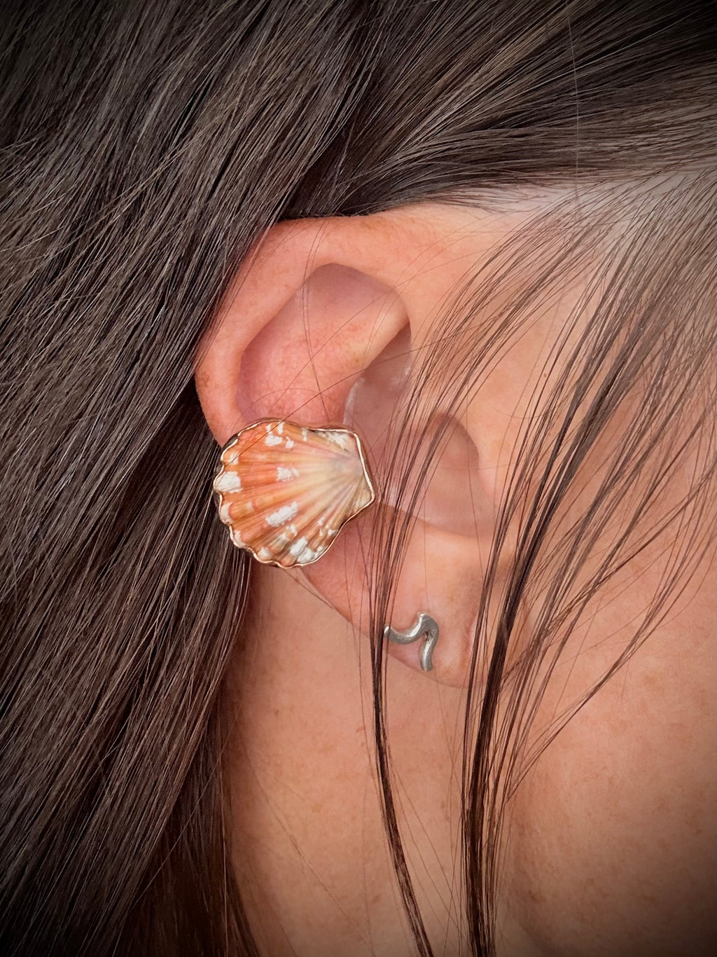 Sunrise Shell Ear Cuffs