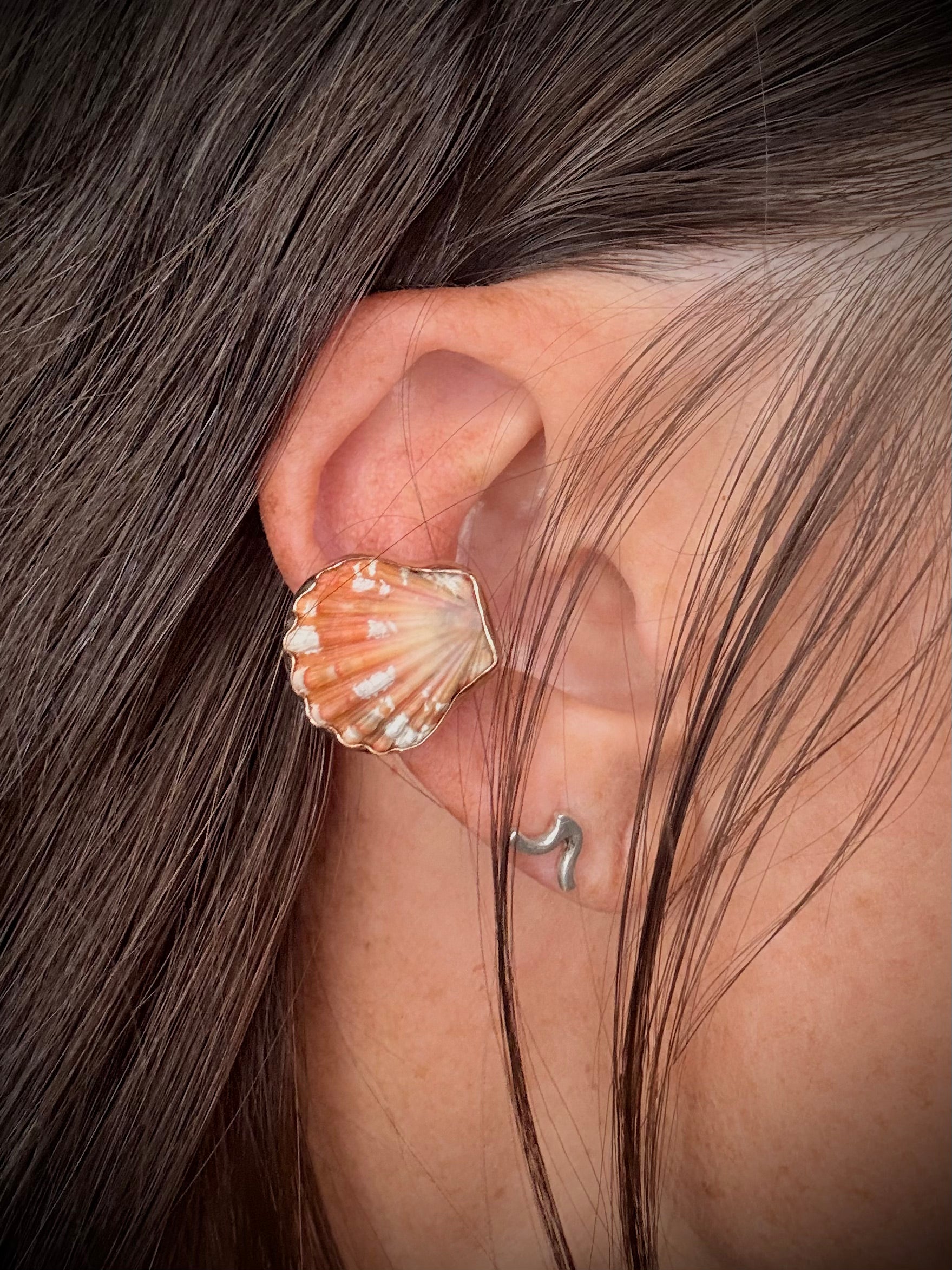 Sunrise Shell Ear Cuffs